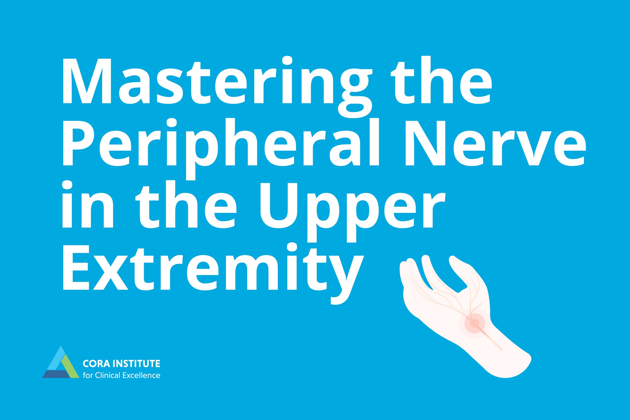 Mastering the Peripheral Nerve in the Upper Extremity. May 2, 2026. Virtual.