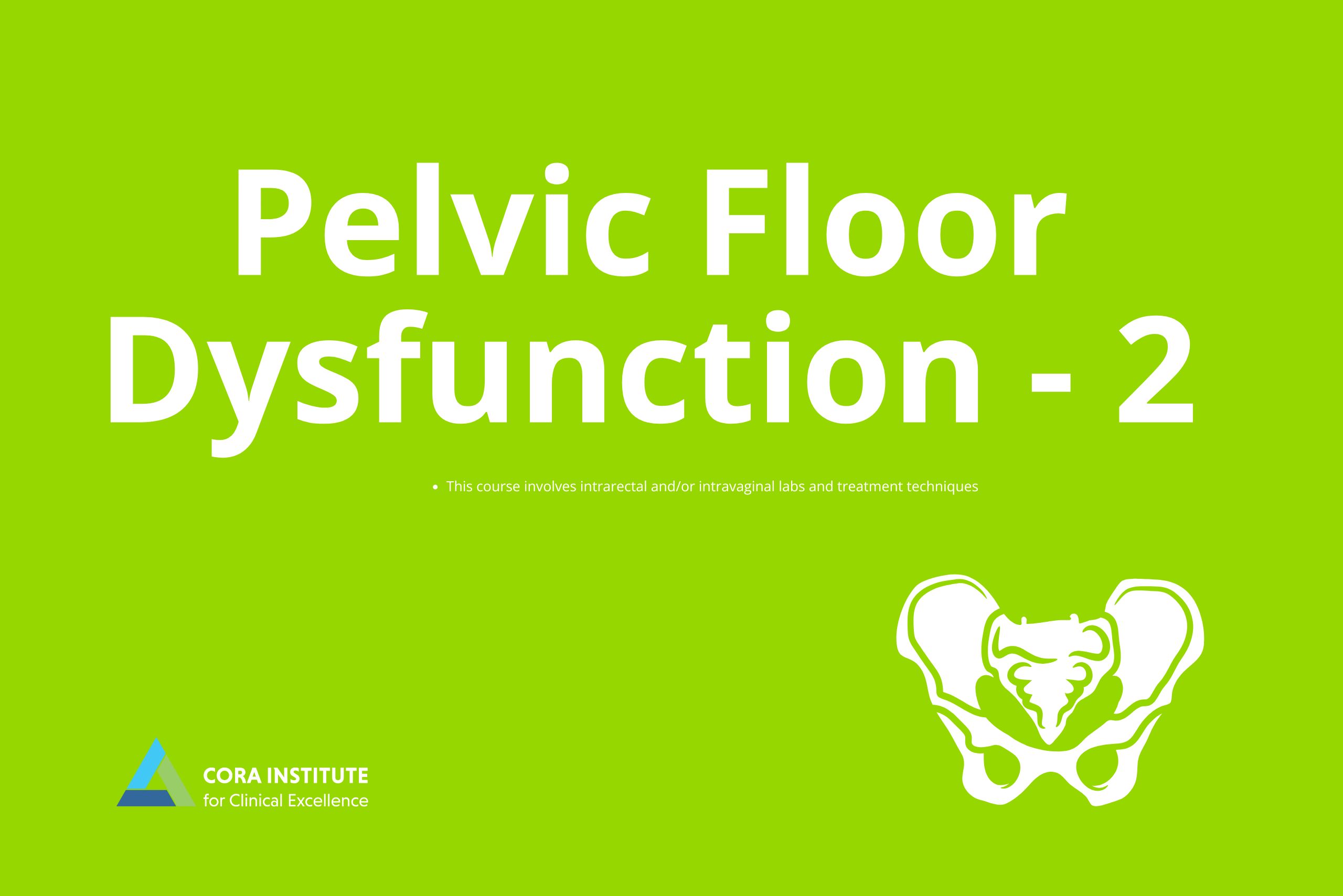 Pelvic Floor Dysfunction-2. November 15, 2026. Virtual.